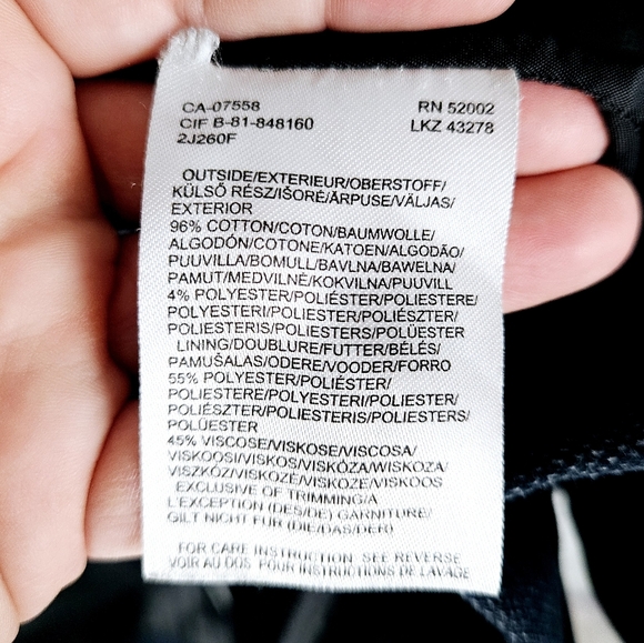 MEXX | Metropolitan slim fit full zip high neck jacket - Picture 6 of 7